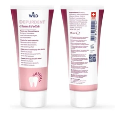 Wild Depurdent Clean & Polish Toothpaste - 75ml - Exp: 09/2027