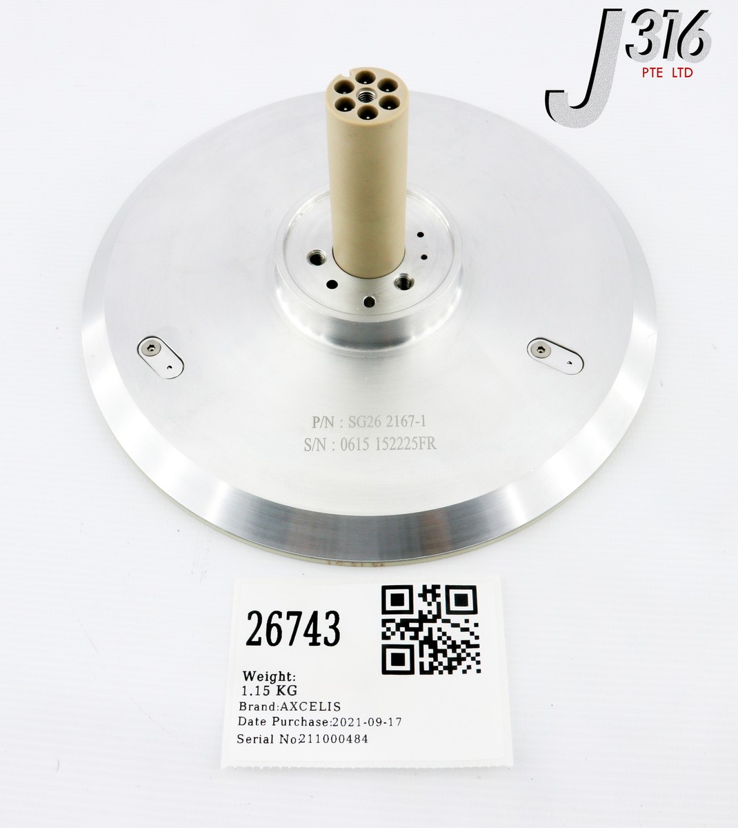 専用ページ3/7 26743 AXCELIS ESC ASSY, 200MM, 6 ELECTRODES, AXCELIS P/N