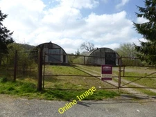 Photo 6x4 Old units outside Llanidloes Up for sale. c2014