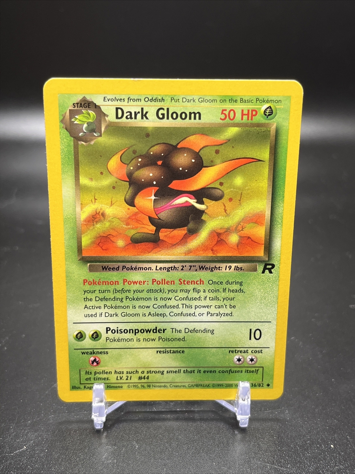 Pokémon TCG Team Rocket Dark Gloom 36 Regular Uncommon Unlimited VLP/NM