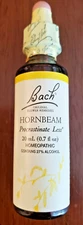 Bach Original Flower Remedies, Hornbeam, 0.7 fl oz (20 ml)
