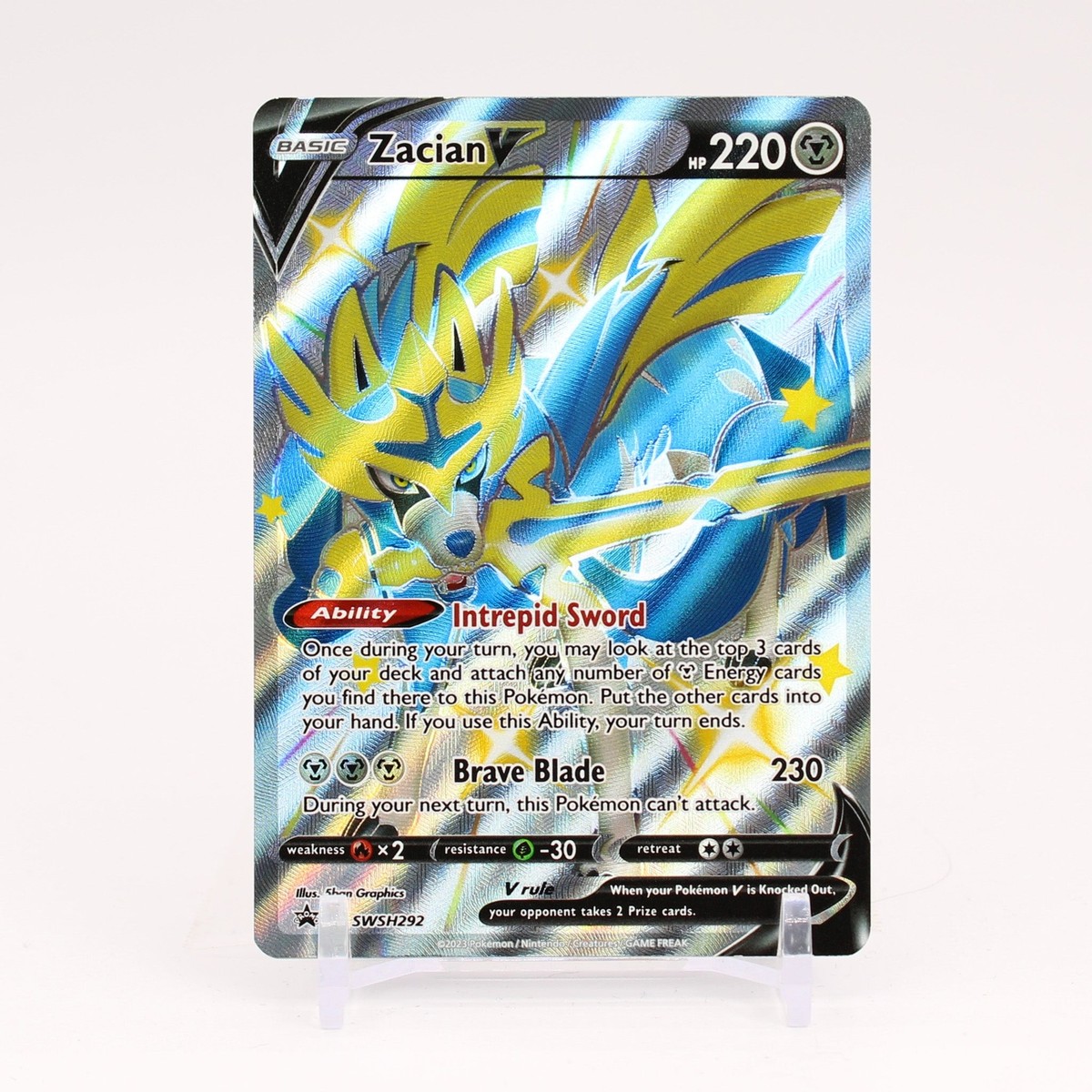 Zacian V SWSH292 SWSH: Sword & Shield Promo Cards for sale | eBay
