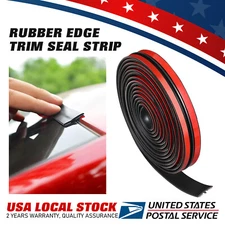 NEW Universal 3M Black T Shape Rubber Car Body&Sunroof Gap Filling Sealing Strip