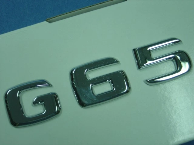 * G65 * TRUNK LETTERS CHROME EMBLEM BADGES FOR MERCEDES BENZ G-CLASS AMG - Image 4 of 4