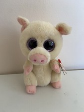 TY Beanie Boos - PIGGLEY the Pig (Glitter Eyes) (6 inch) - MWMTs Boo Toy