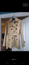 Coach New York Solid Trench Coat