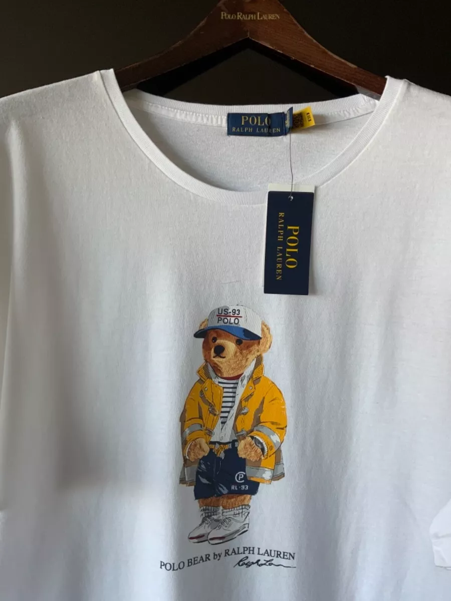 White polo bear shirt cheap