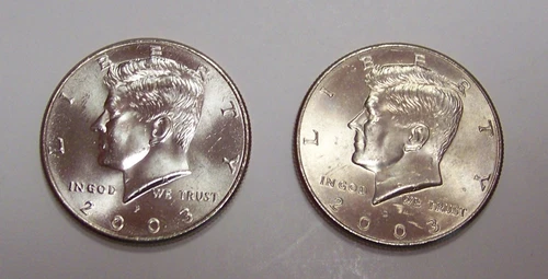 2003 P & D Kennedy Half Dollar - Brilliant Uncirculated