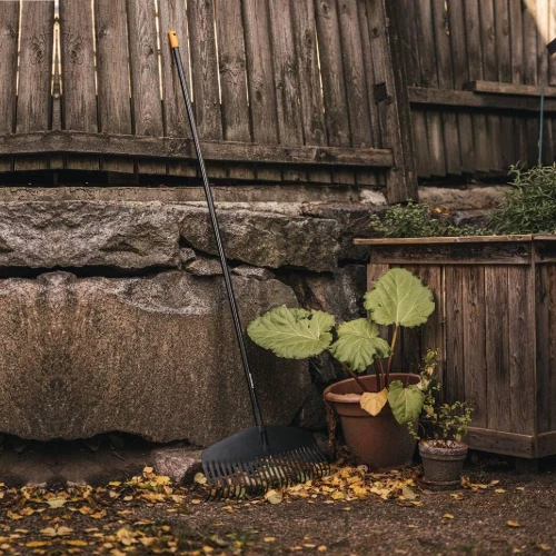 Rastrello per foglie in polipropilene Solid L 25 denti ampia testa 52x22,8 cm  Foto 3 de 4