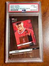 2020 Topps Topps Now 2019 Review Mike Trout #TNR-1 PSA 9 MINT