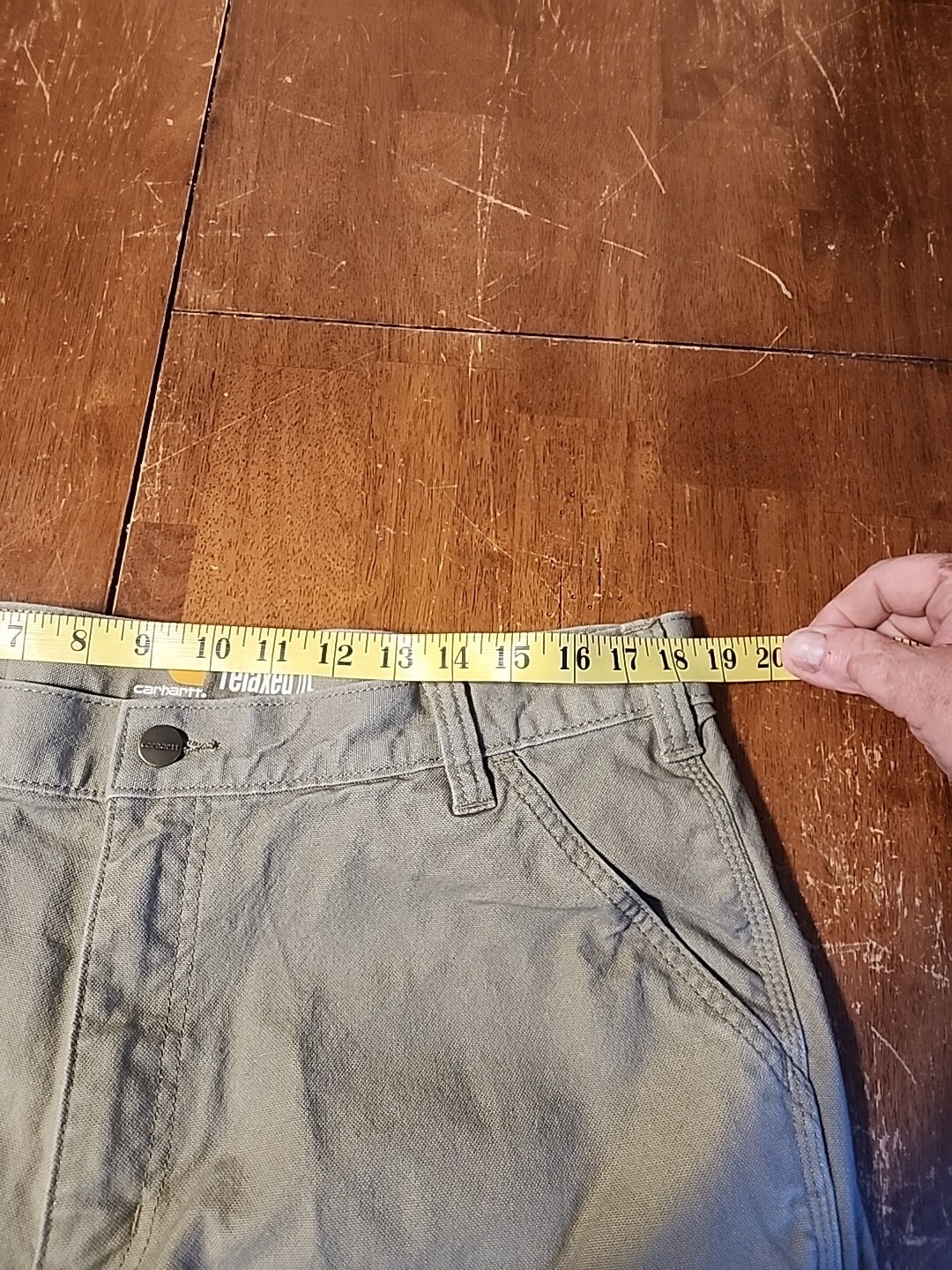 Carhartt Carpenter Pants 38 x 32 Tan Excellent Condition 