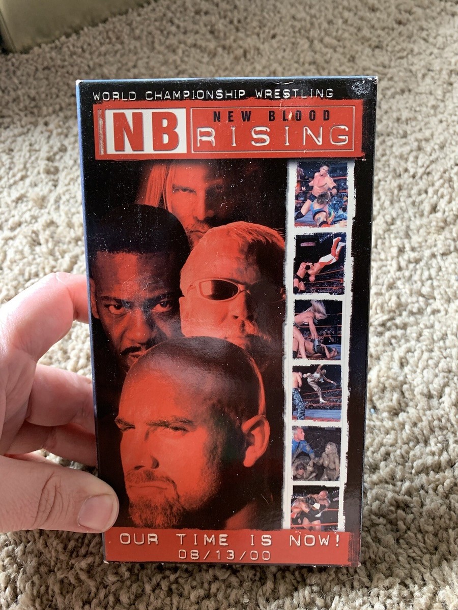 WCW: New Blood Rising 2000 VHS, WWF, WWE, Goldberg, Jarrett