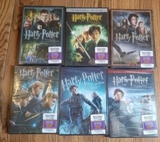 Harry Potter DVD Movie Video Lot Of 6 NEW J.K Rowling Years 2-7 Daniel Radcliffe