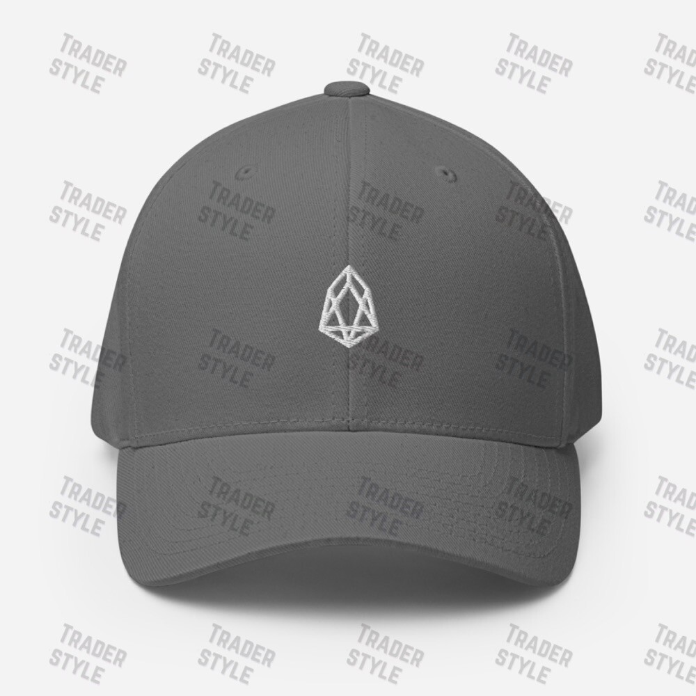 EOS Classic Logo Baseball Cap crypto merch trader gift embroidery dad hat |  eBay UK