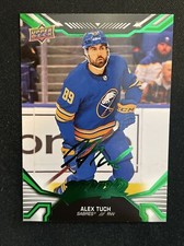 22-23 UD MVP Hockey Green Script SP Parallel 110 Alex Tuch