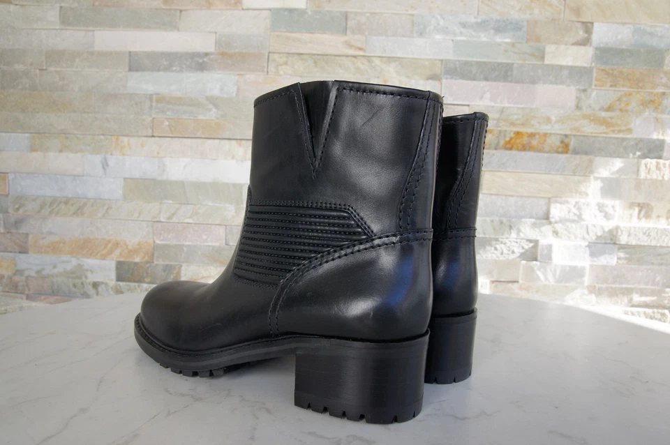 Zapato Coche Botines Talla 39.5 Botines Zapatos KDT78J Negro NUEVO Antiguo PVP 420 € Foto 4 de 4