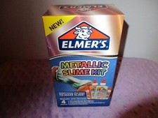 Elmer's Glue - Metallic Slime Kit 4 piece  NEW IN BOX 
