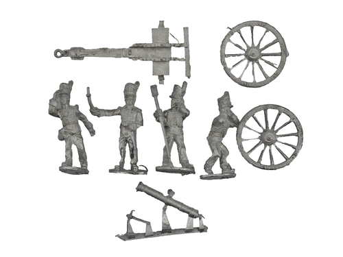 WARLORD GAMES NAPOLEONIC BRITISH ROYAL ARTILLERY 6-PDR & CREW. Blau 1504