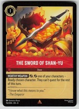 The Sword of Shan Yu Rare Reign of Jafar 152/204 Lorcana NM