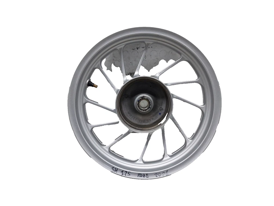 HONDA SH 125 2020 2021 CERCHIO RUOTA POSTERIORE ORIGINALE 42650K0RV10ZB - Immagine 2 di 4