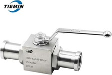 1-1/4" 6000 PSI Split Flange Steel Ball Valve