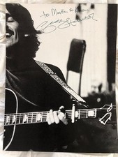 GEORGE HARRISON SIGNED 9 X 12 PICTURE LOA JSA