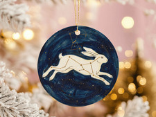 Lepus Constellation Ornament Celestial Hare Pagan Solstice Zodiac Mystic Gift