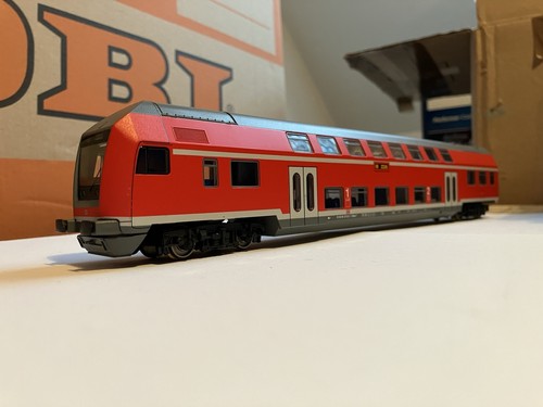 Piko 53111 H0 DB Doppelstock Steuerwagen 1./2. Klasse mit Spitzenbeleuchtung | Zustand: Gebraucht