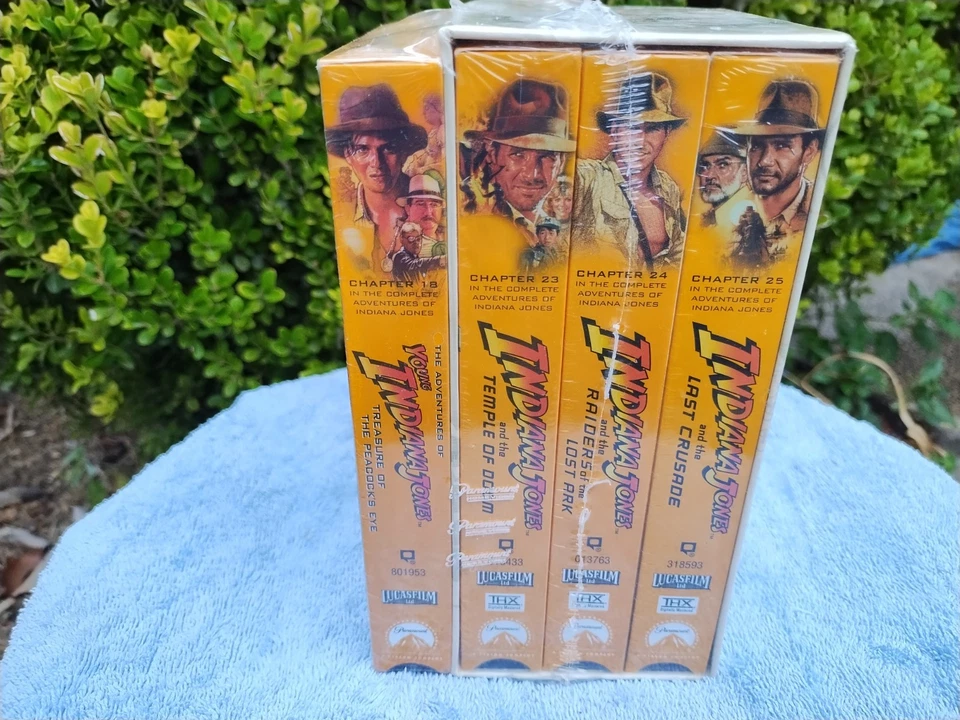 1991 Indiana Jones VHS Box Set Sealed