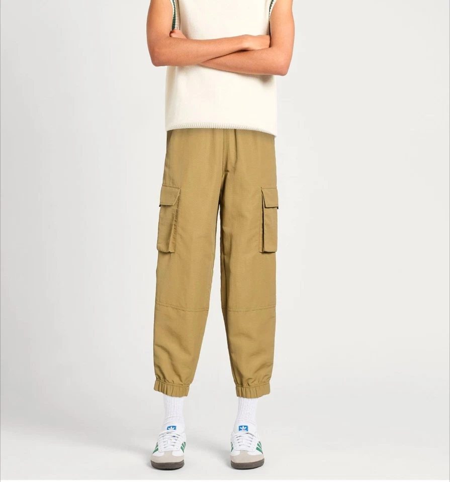 VANS Pantalon cargo homme beige XS taille élastiquée poches cargo uni - Photo 1/4