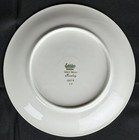 6 Flowering Bamboo Vintage Beige Cream Porcelain 7 3/4" Plates Gold Rims — photo 9