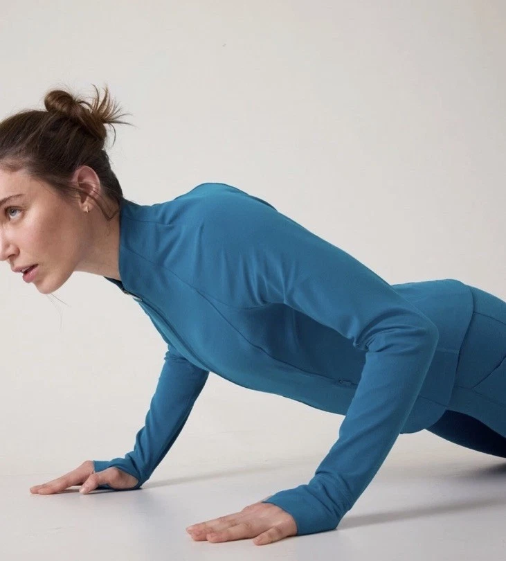 ATHLETA Salutation Jacket  Plus 1X | Dark Lapis Blue #657490 NEW - Image 3 of 3