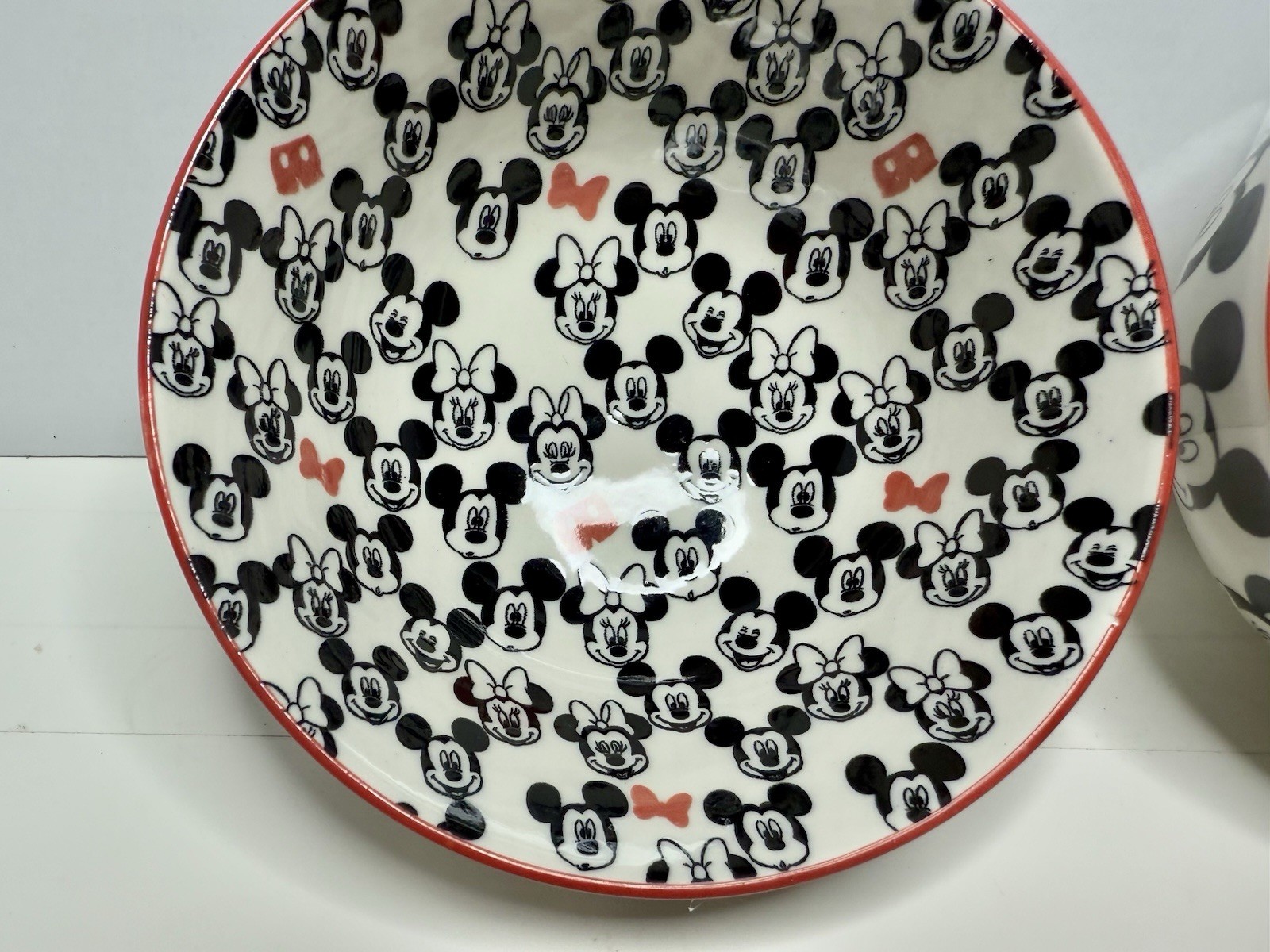 Disney Mickey & Minnie Mouse Cereal/Snack Tidbit Bowls Set Of 3 - New