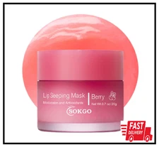 Sleeping lip mask, Nourish & Hydrate Lip Mask, Balm, Oil, Berry 