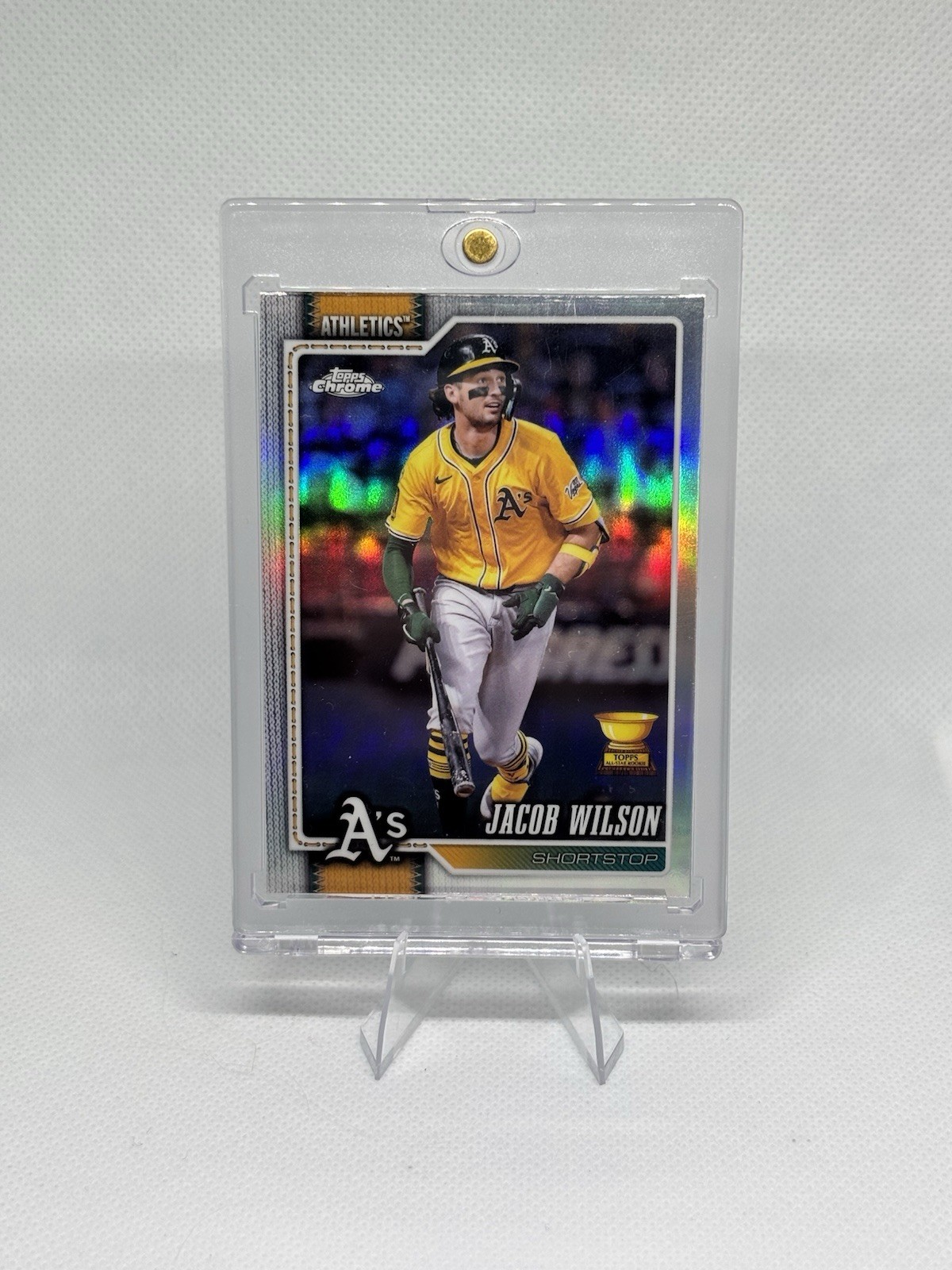Topps Chrome 2026 Jacob Wilson Refractor Oakland Athletics #227 Baseball Card