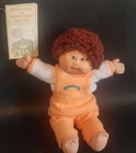 1985 cabbage Patch Doll Blue Signature Circle P with Adoption Papers
