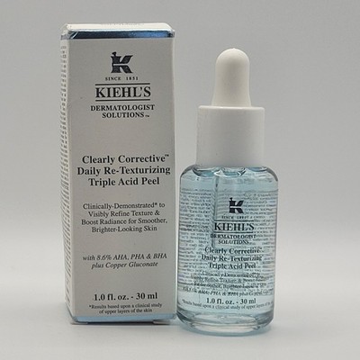 Kiehl's Clearly Corrective Daily Re-Texturizing TRIPLE ACID PEEL 1 oz / 30mL
