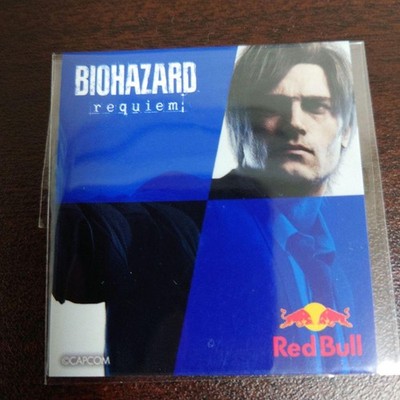 Capcom Resident Evil Requiem Leon Red Bull Collaboration Sticker New