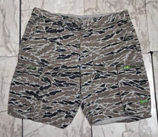 Vintage Nike Athletic Department Gray Camo Cargo Y2K Shorts Mens Size 34 Skater