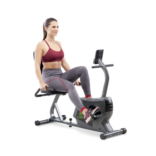 Marcy Magnetic Recumbent Exercise Bike For Home and Home Gym, With Digital Mo... - Picture 1 of 9