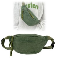 Bauchtasche Cord UmhäNgetasche Cord Modische HüFttasche Freizeit Sport HüFtta...