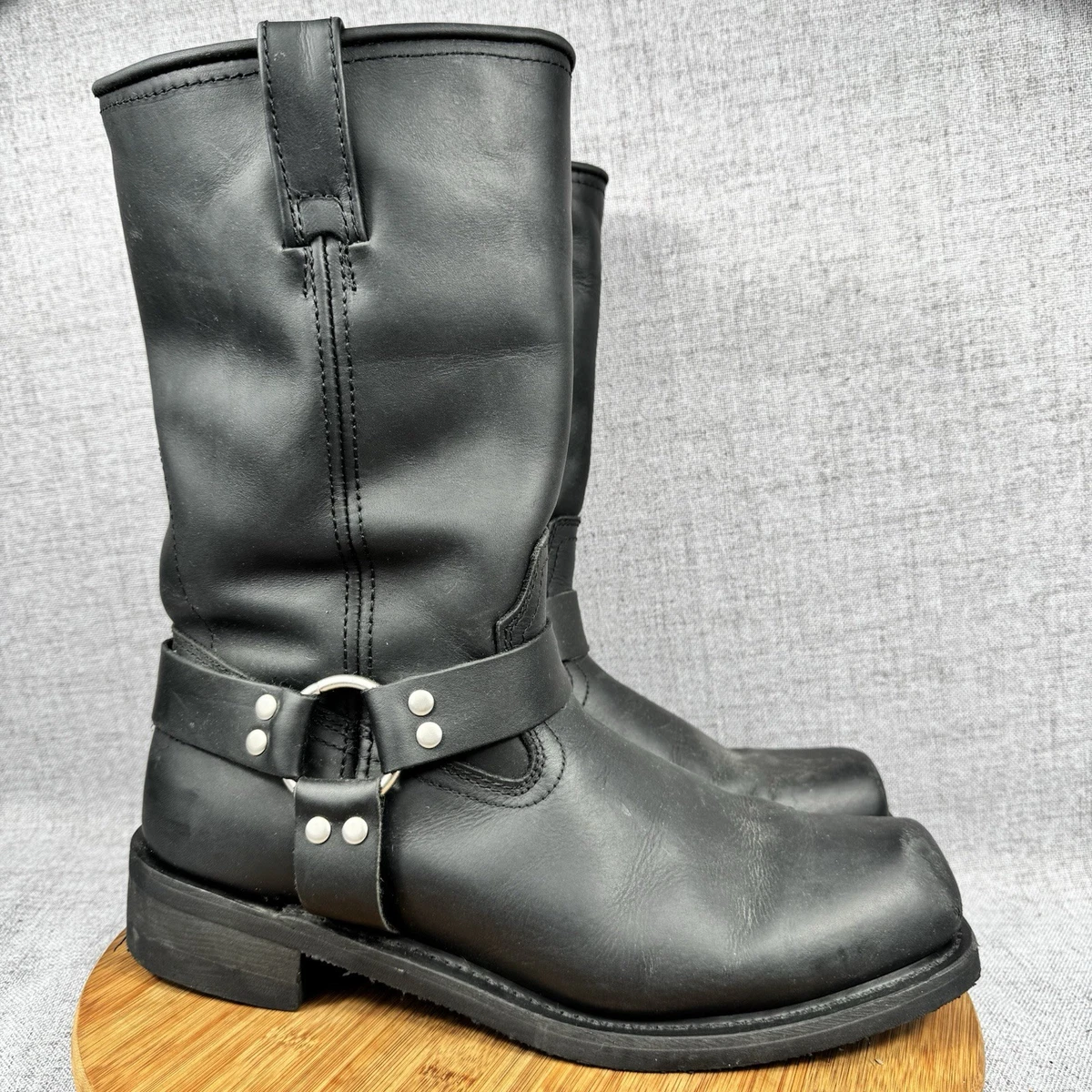 Masterson Boot Co Black Leather Western Ankle Boots Side Zip Men\'s 11 EW Amazon.com | Enzo Romeo WSTN01 Men main image 4