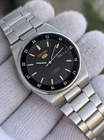 Vintage Seiko 5 automatic Watch  Black dial 7009 Day Date Japan