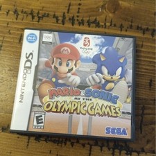 Mario Sonic at the Olympic Games Nintendo DS Case and Manual ONLY No Game