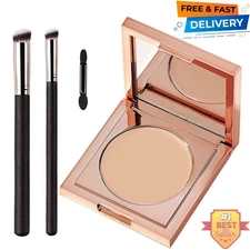 Colored Clay CC Undereye Corrector with 3 Brushes | Hydrating Dark Circle Concea