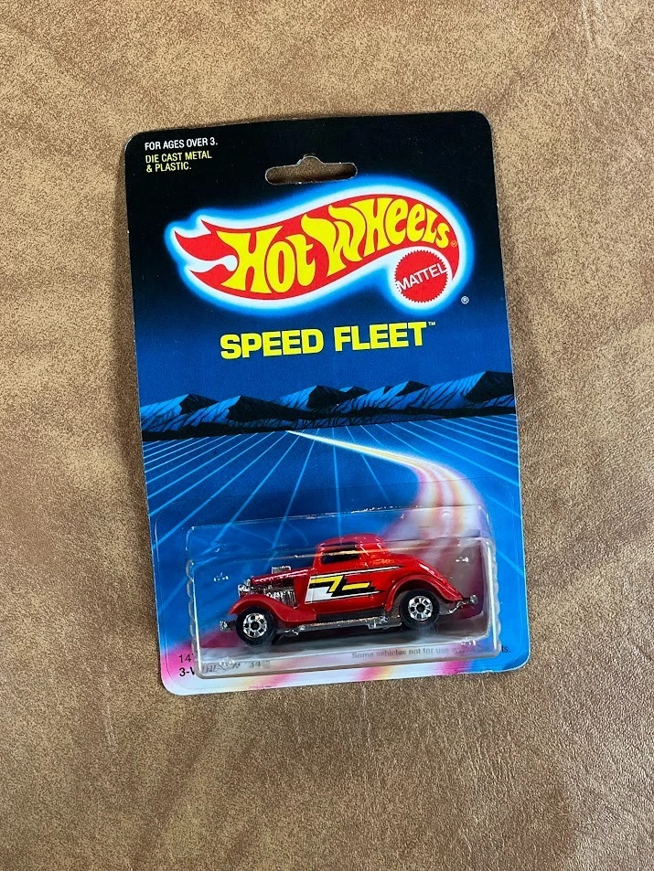 Vintage 1986 Mattel Hot Wheels 1934 Ford 3-Window Coupe #1473 - Image 3 of 4