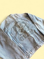 Vintage Texas Denim Jacket Men’s S Made in USA Restaurant Cowboy Western