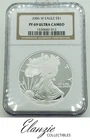 2006-W Proof American Silver Eagle NGC PF69