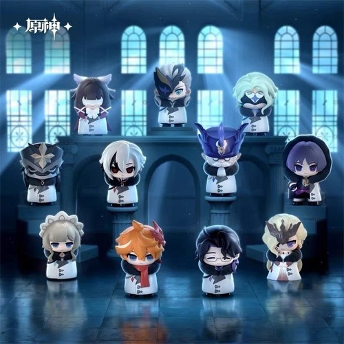 Mihoyo Genshin Impact Fatui Harbingers Chibi Figures Blind Box Gift
