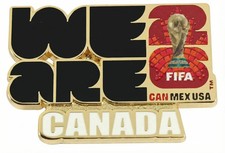 2026 FIFA World Cup We Are Canada Pin memorabilia souvenircollectible